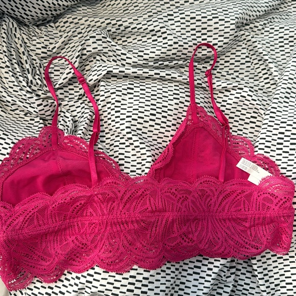 AritziaTalula Renfrew Bralette Lace bralette Granita Pink Size Small - Picture 4 of 4